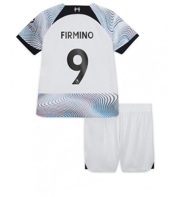 Liverpool Roberto Firmino #9 babykläder Bortatröja barn 2022-23 Korta ärmar (+ Korta byxor)